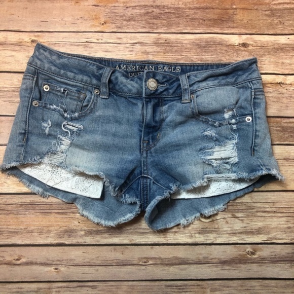 American Eagle Outfitters Pants - American Eagle Outfitters Shortie Jean Shorts